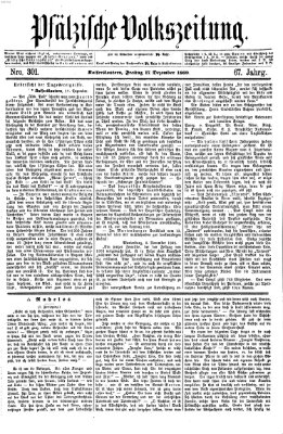 Pfälzische Volkszeitung Freitag 17. Dezember 1869