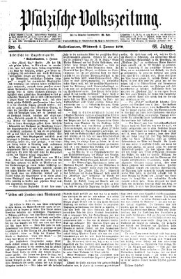 Pfälzische Volkszeitung Mittwoch 5. Januar 1870