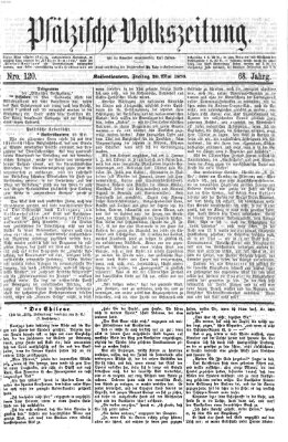 Pfälzische Volkszeitung Freitag 20. Mai 1870