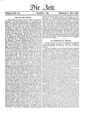 Die Zeit Mittwoch 8. Mai 1861