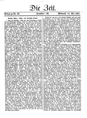 Die Zeit Mittwoch 15. Mai 1861