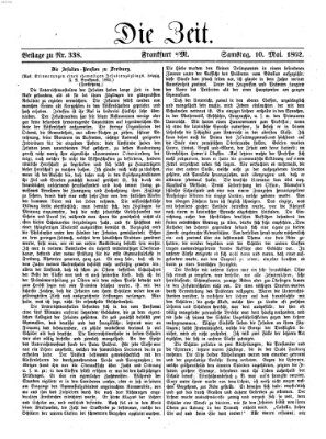 Die Zeit Samstag 10. Mai 1862