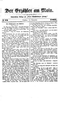 Neue Aschaffenburger Zeitung und Aschaffenburger Anzeiger (Beobachter am Main und Aschaffenburger Anzeiger) Dienstag 14. November 1865