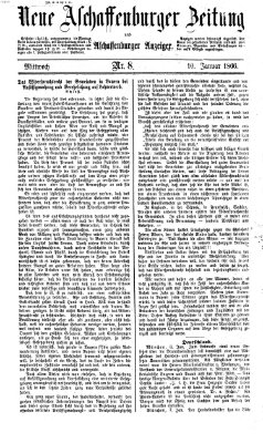 Neue Aschaffenburger Zeitung und Aschaffenburger Anzeiger (Beobachter am Main und Aschaffenburger Anzeiger) Mittwoch 10. Januar 1866