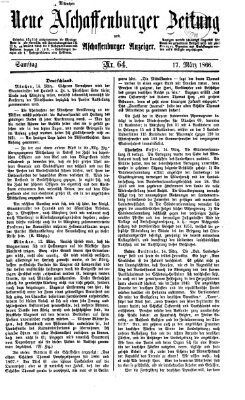 Neue Aschaffenburger Zeitung und Aschaffenburger Anzeiger (Beobachter am Main und Aschaffenburger Anzeiger) Samstag 17. März 1866
