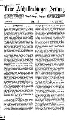 Neue Aschaffenburger Zeitung und Aschaffenburger Anzeiger (Beobachter am Main und Aschaffenburger Anzeiger) Mittwoch 16. Mai 1866