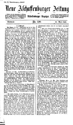 Neue Aschaffenburger Zeitung und Aschaffenburger Anzeiger (Beobachter am Main und Aschaffenburger Anzeiger) Mittwoch 23. Mai 1866