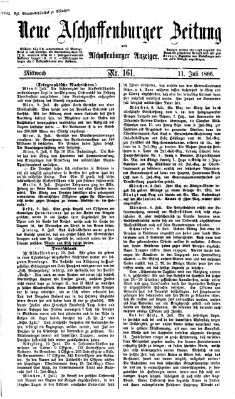Neue Aschaffenburger Zeitung und Aschaffenburger Anzeiger (Beobachter am Main und Aschaffenburger Anzeiger) Mittwoch 11. Juli 1866