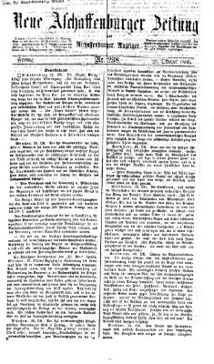 Neue Aschaffenburger Zeitung und Aschaffenburger Anzeiger (Beobachter am Main und Aschaffenburger Anzeiger) Freitag 26. Oktober 1866