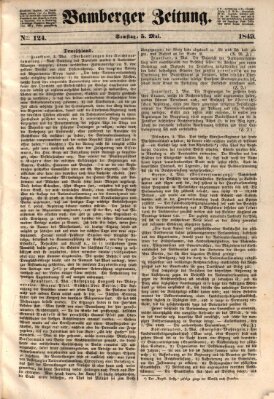 Bamberger Zeitung Samstag 5. Mai 1849