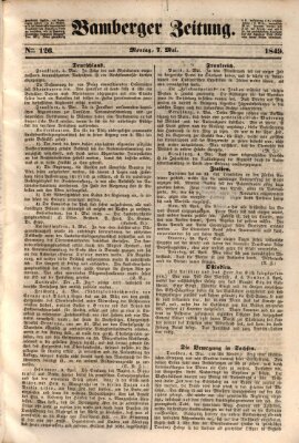 Bamberger Zeitung Montag 7. Mai 1849