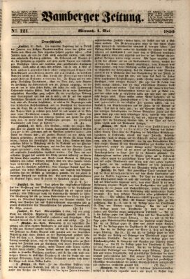 Bamberger Zeitung Mittwoch 1. Mai 1850