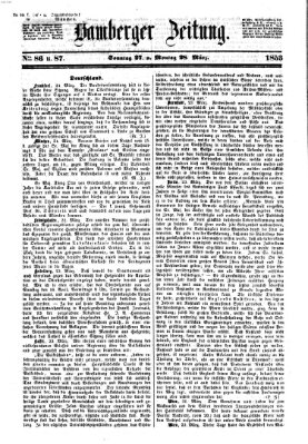 Bamberger Zeitung Sonntag 27. März 1853