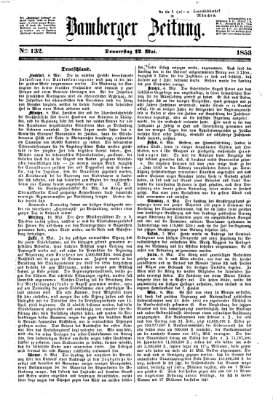Bamberger Zeitung Donnerstag 12. Mai 1853