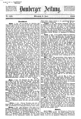 Bamberger Zeitung Mittwoch 8. Juni 1853