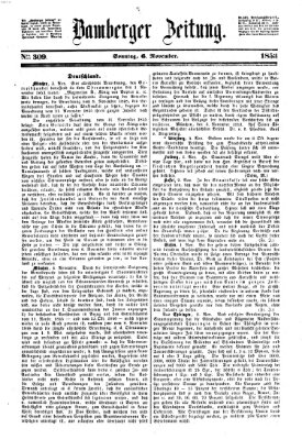 Bamberger Zeitung Sonntag 6. November 1853