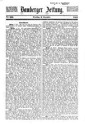 Bamberger Zeitung Dienstag 6. Dezember 1853