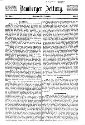 Bamberger Zeitung Sonntag 11. Dezember 1853