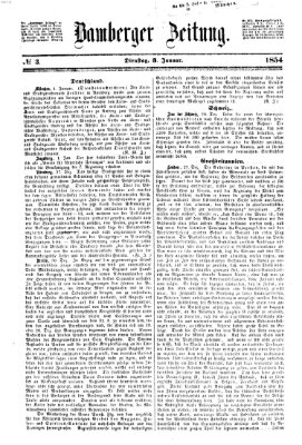 Bamberger Zeitung Dienstag 3. Januar 1854