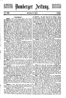 Bamberger Zeitung Freitag 9. Juni 1854