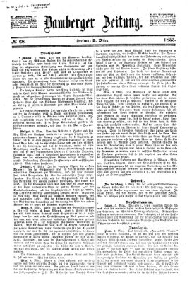 Bamberger Zeitung Freitag 9. März 1855