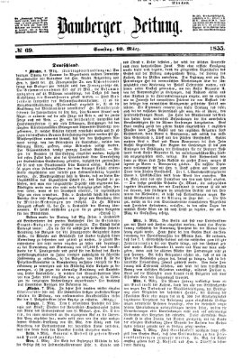 Bamberger Zeitung Samstag 10. März 1855