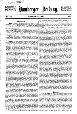 Bamberger Zeitung Donnerstag 31. Mai 1855