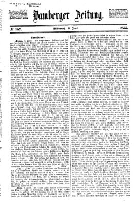 Bamberger Zeitung Mittwoch 6. Juni 1855