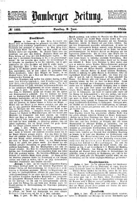 Bamberger Zeitung Samstag 9. Juni 1855
