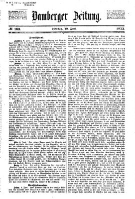 Bamberger Zeitung Dienstag 12. Juni 1855