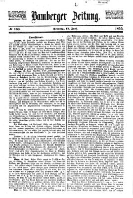 Bamberger Zeitung Sonntag 17. Juni 1855