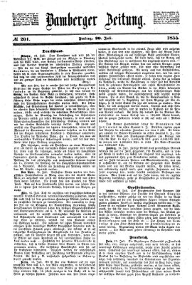Bamberger Zeitung Freitag 20. Juli 1855