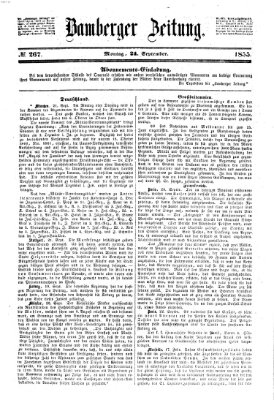 Bamberger Zeitung Montag 24. September 1855