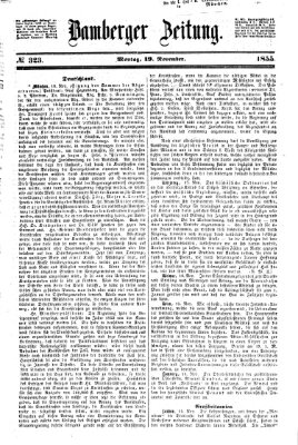 Bamberger Zeitung Montag 19. November 1855