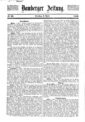 Bamberger Zeitung Dienstag 8. April 1856