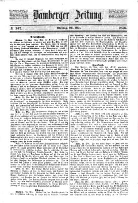 Bamberger Zeitung Montag 26. Mai 1856