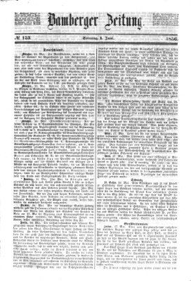 Bamberger Zeitung Sonntag 1. Juni 1856