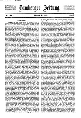 Bamberger Zeitung Montag 2. Juni 1856
