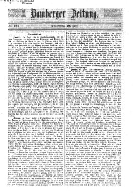 Bamberger Zeitung Donnerstag 19. Juni 1856
