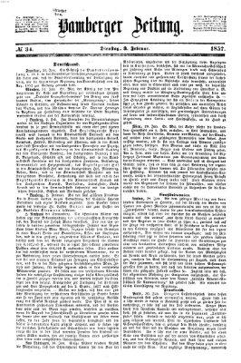 Bamberger Zeitung Dienstag 3. Februar 1857