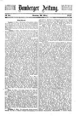 Bamberger Zeitung Sonntag 29. März 1857