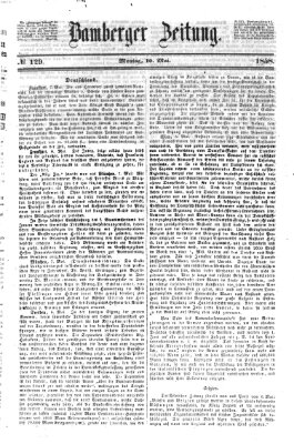 Bamberger Zeitung Montag 10. Mai 1858