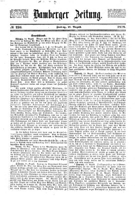 Bamberger Zeitung Freitag 27. August 1858