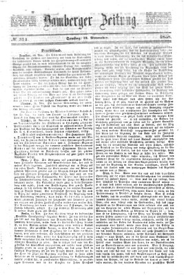 Bamberger Zeitung Samstag 13. November 1858