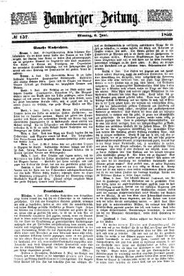 Bamberger Zeitung Montag 6. Juni 1859