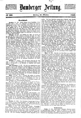 Bamberger Zeitung Freitag 28. Oktober 1859