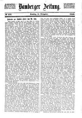 Bamberger Zeitung Samstag 19. November 1859