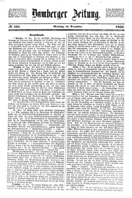 Bamberger Zeitung Montag 12. Dezember 1859