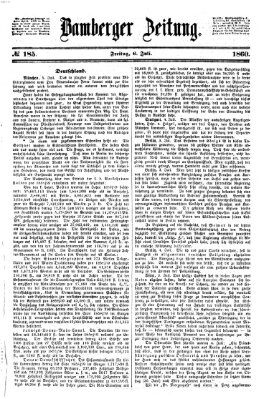 Bamberger Zeitung Freitag 6. Juli 1860