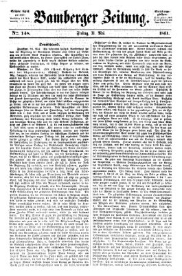Bamberger Zeitung Freitag 31. Mai 1861